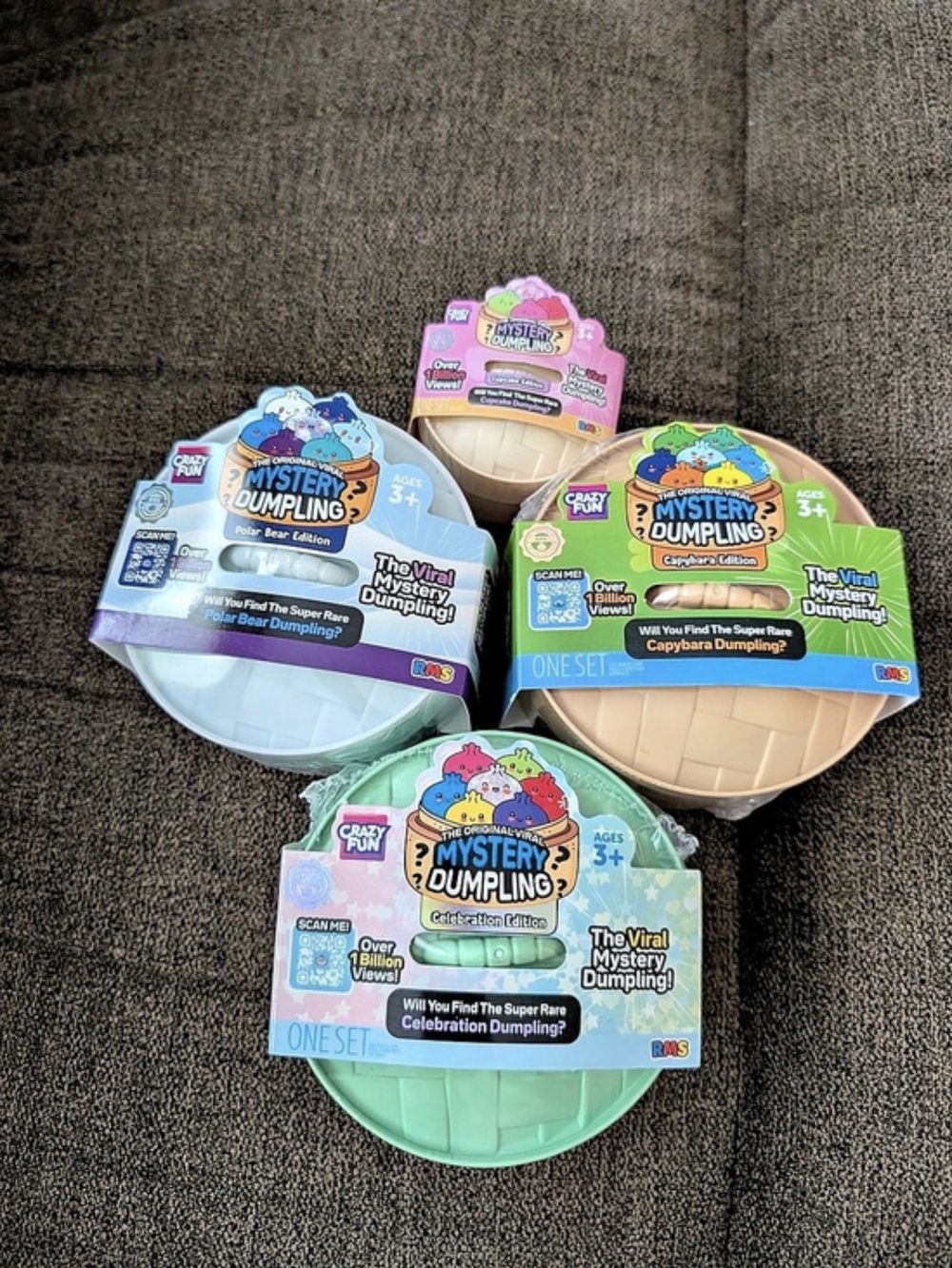 Crazy Fun Mystery Dumpling Toy Set NWT